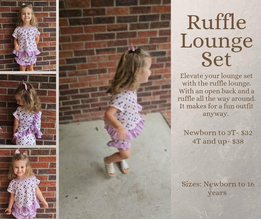 Ruffle Lounge Set